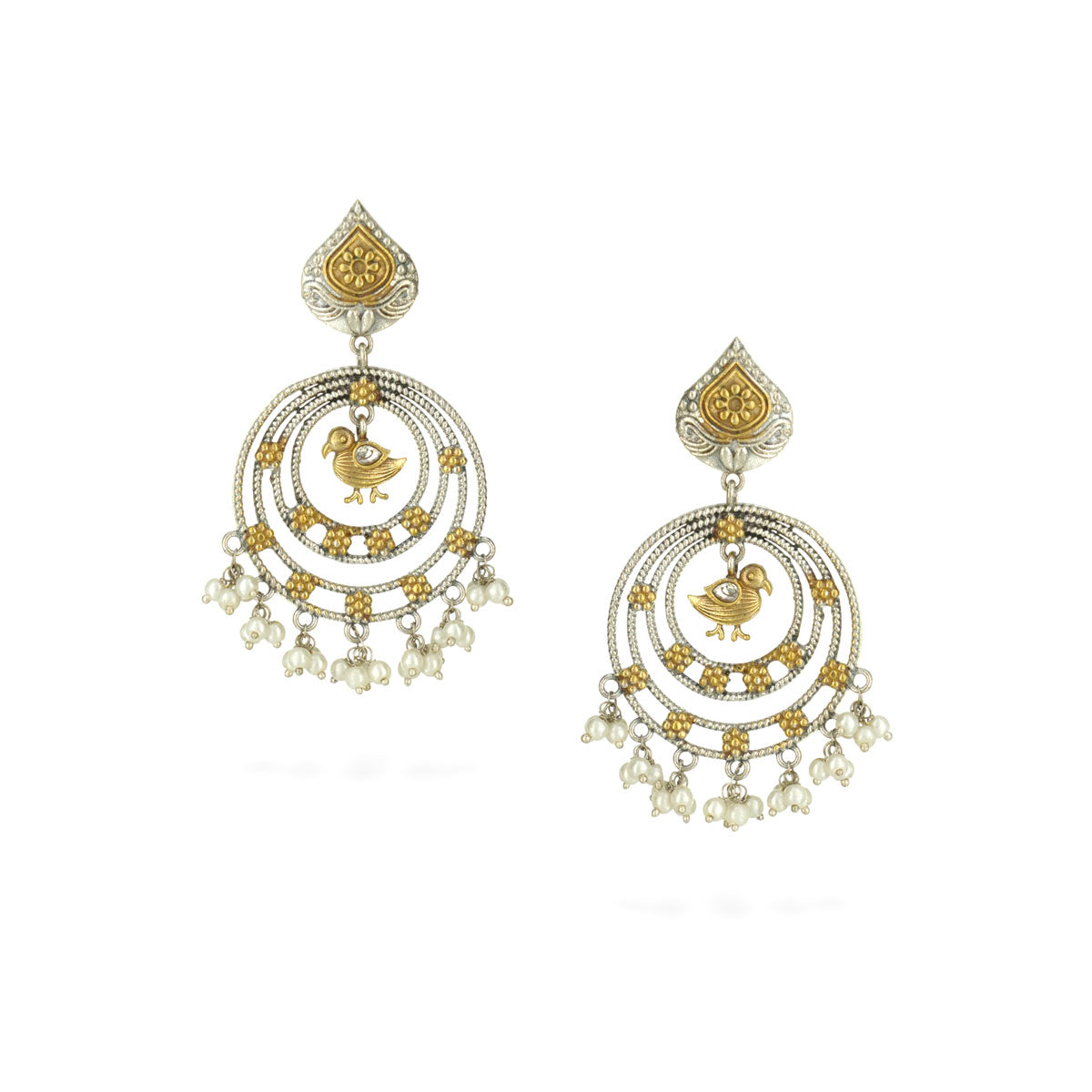 Rajsi Bird Hoop Earrings