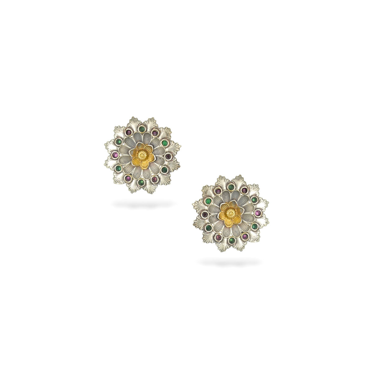 Pushpa Floral Stud Earrings