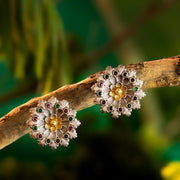 Pushpa Floral Stud Earrings