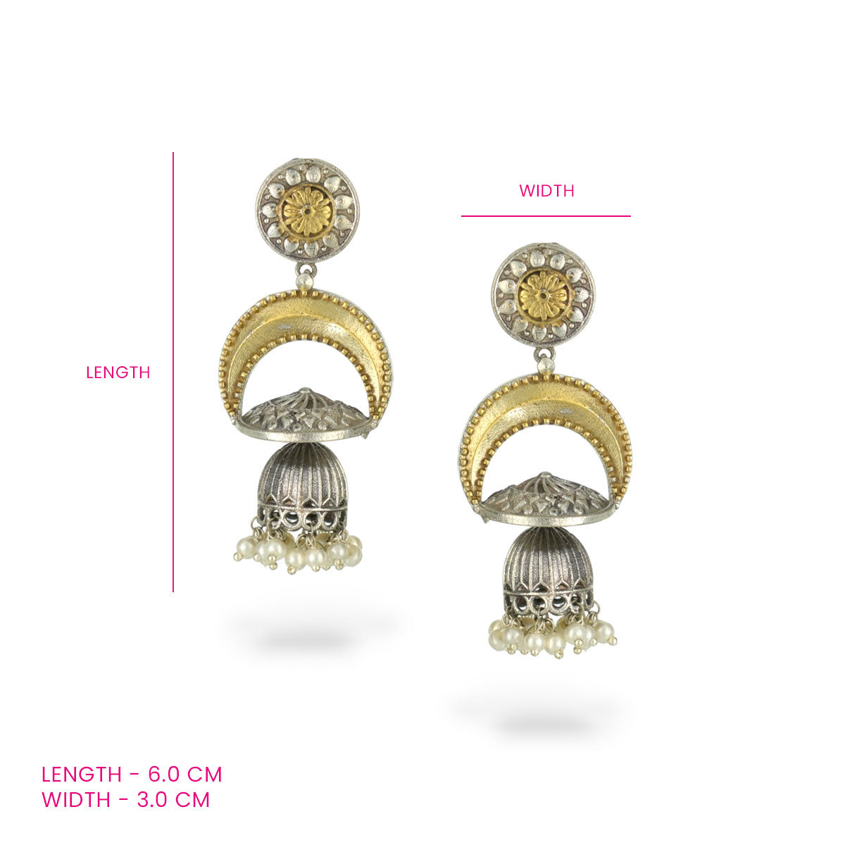 Chaandni Arch Jhumka Earrings