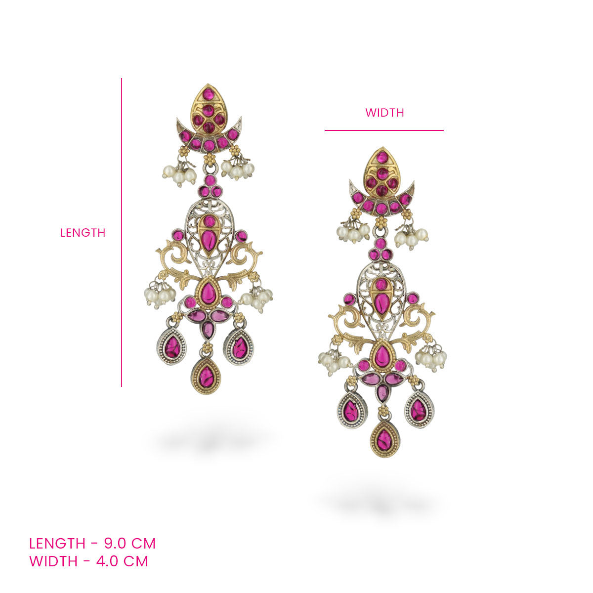 Rudrika Ruby Earrings