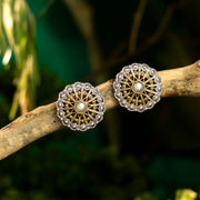 Mehr Pearl Bloom Stud Earrings