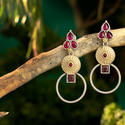 Zeenat Halo Drop Earrings