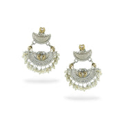 Morni Pearl Chandbali Earrings