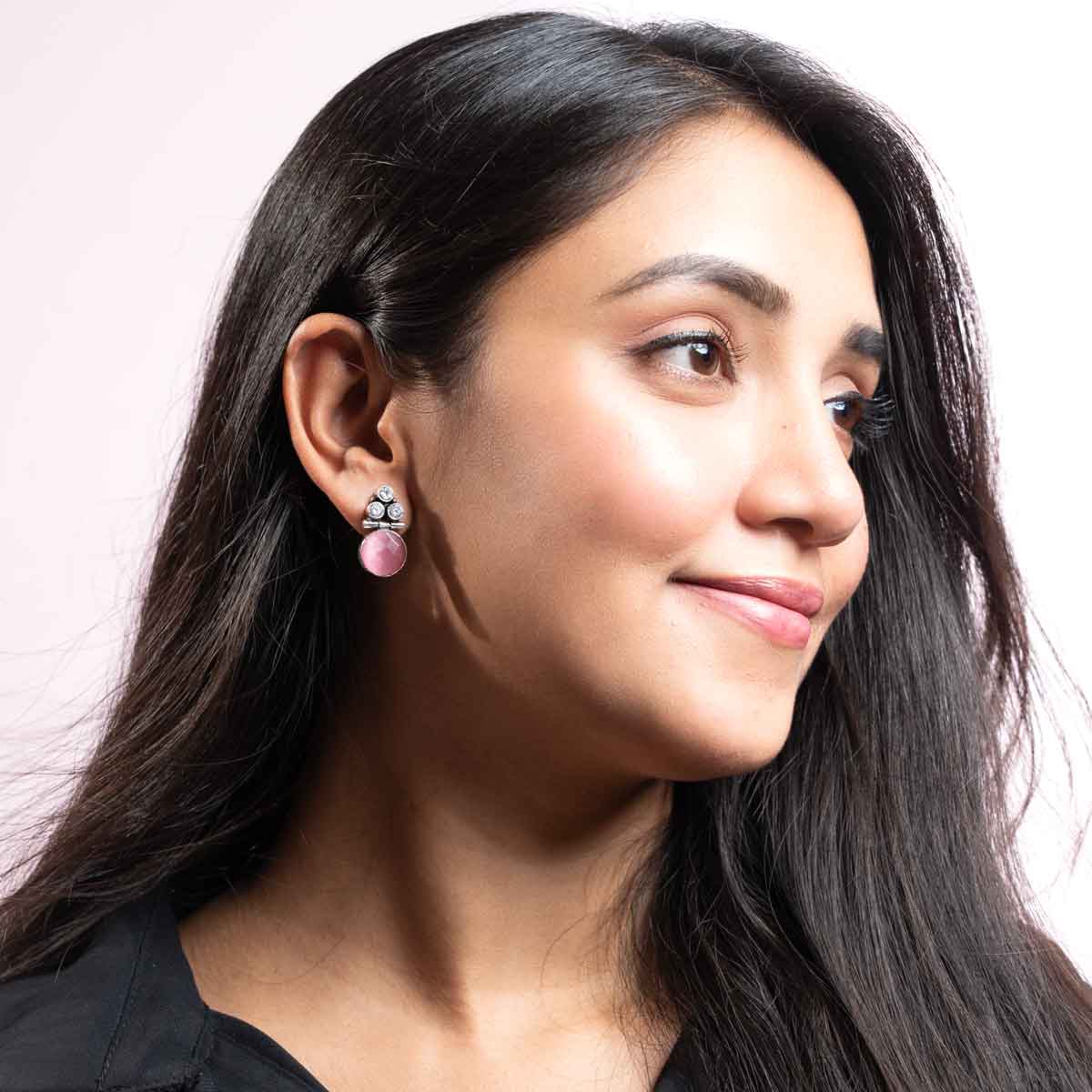 Kamini Oxidised Studs
