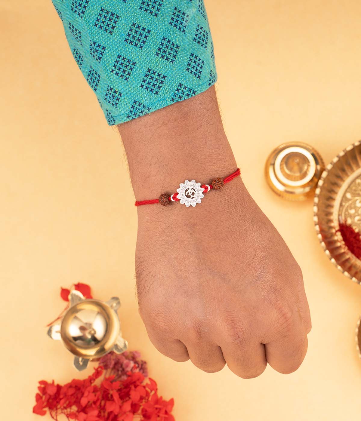 Om Sunburst Rakhi