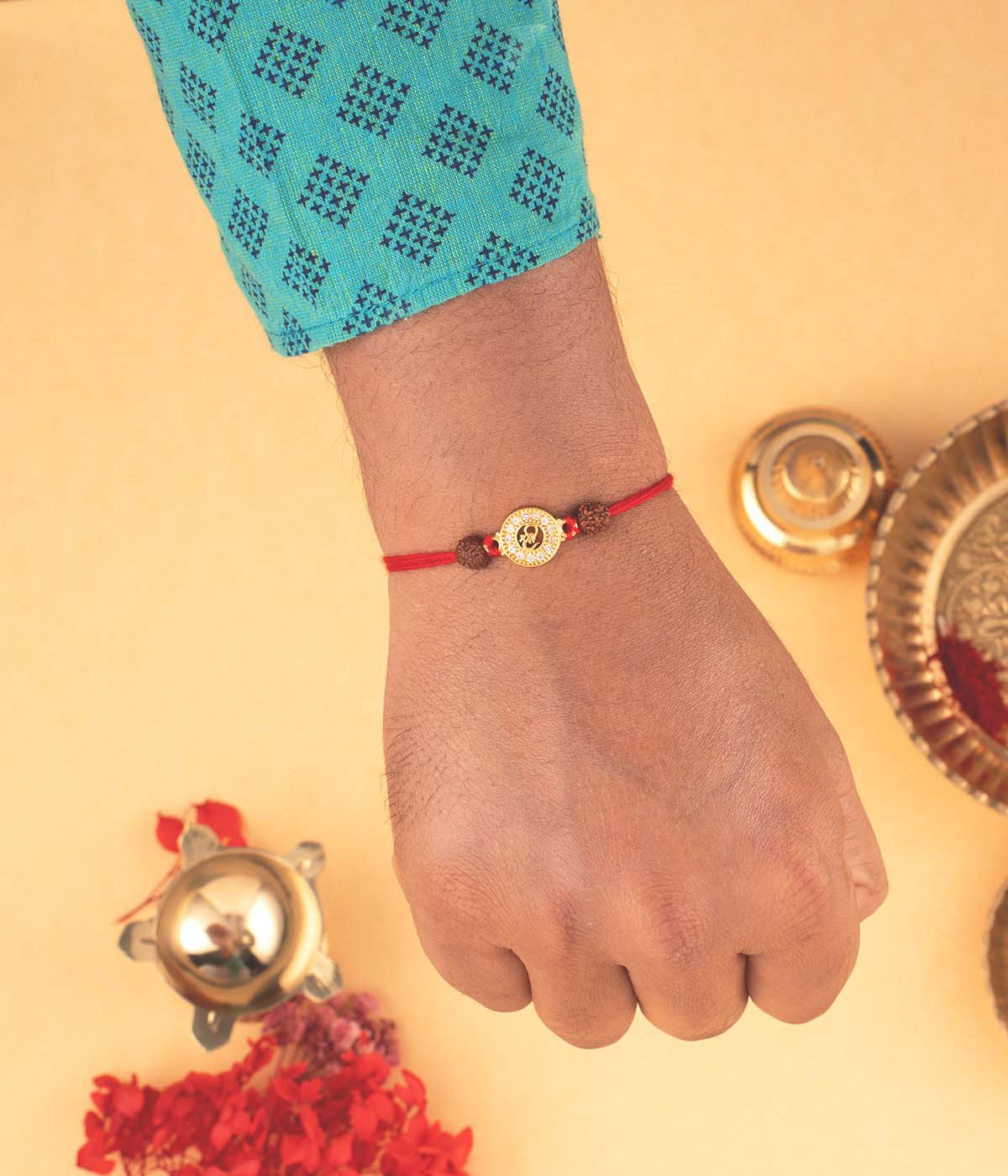 Shree Gold-Plated Rakhi