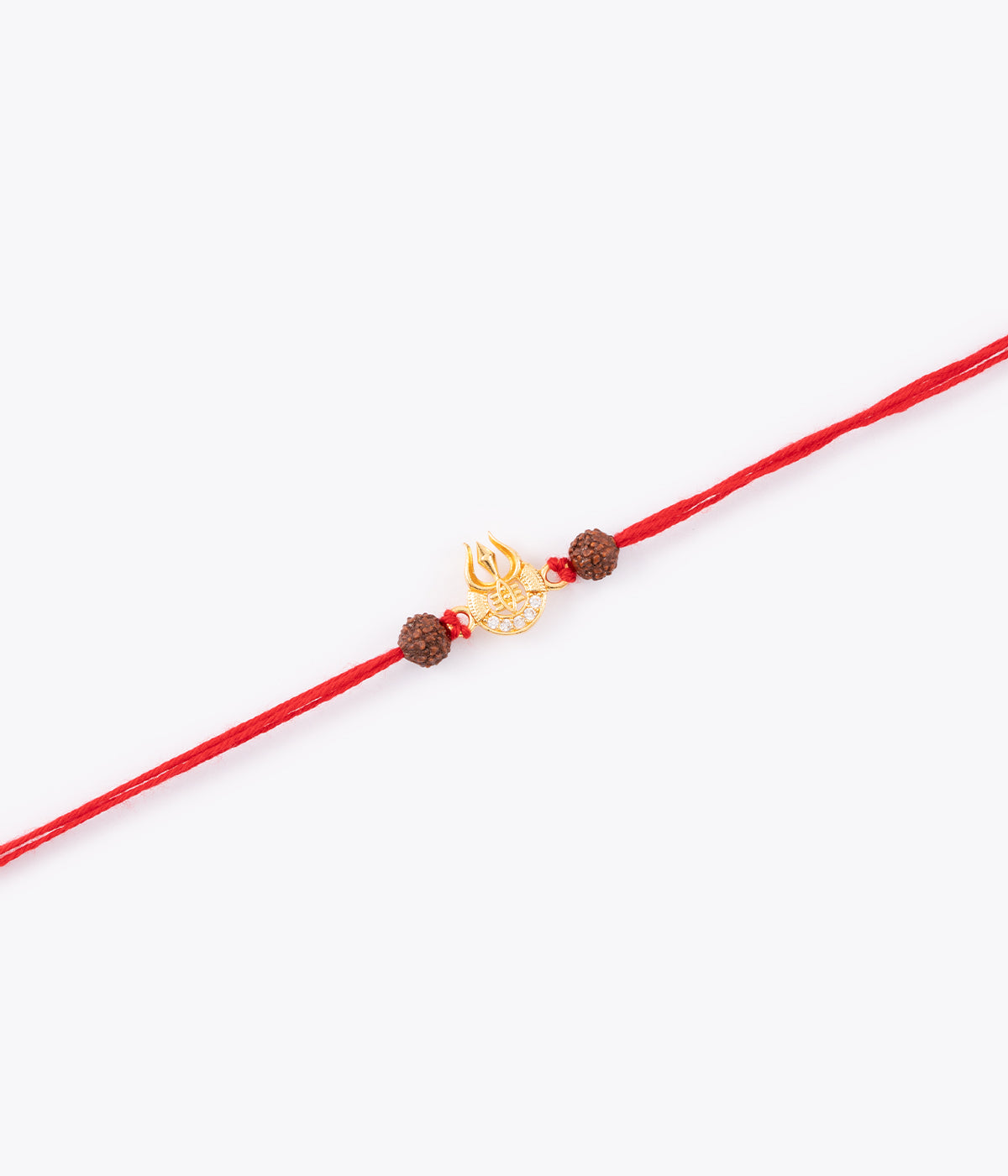 Gold-Plated Trishul Rakhi