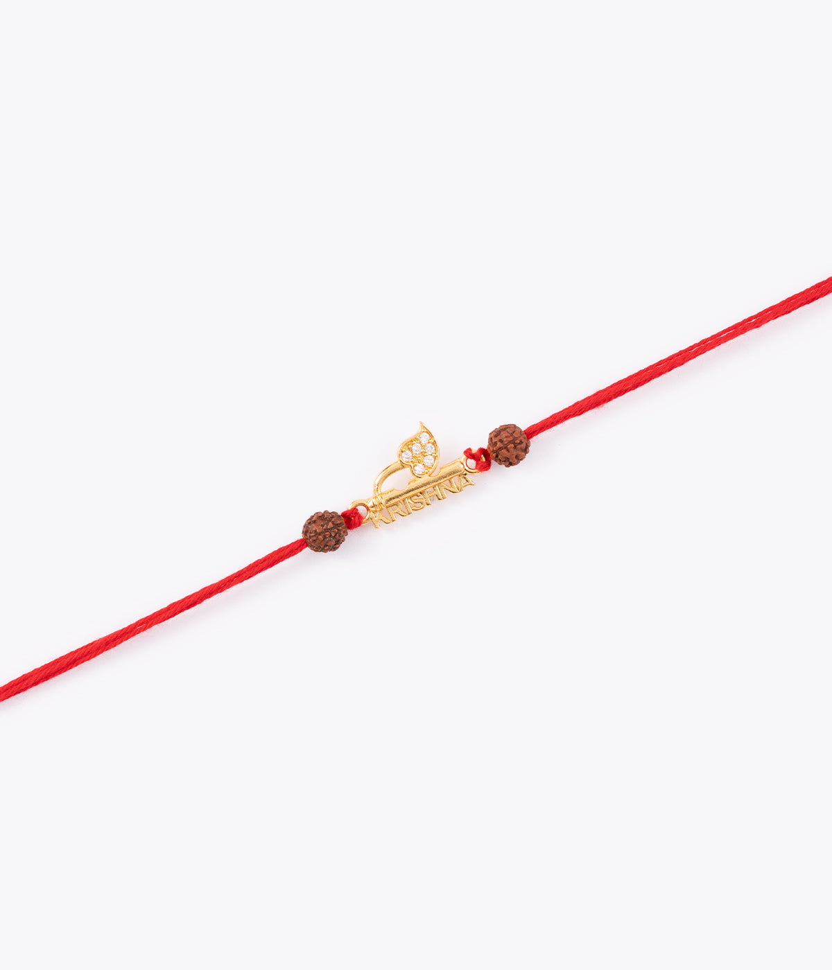 Krishna Naam Gold-Plated Rakhi