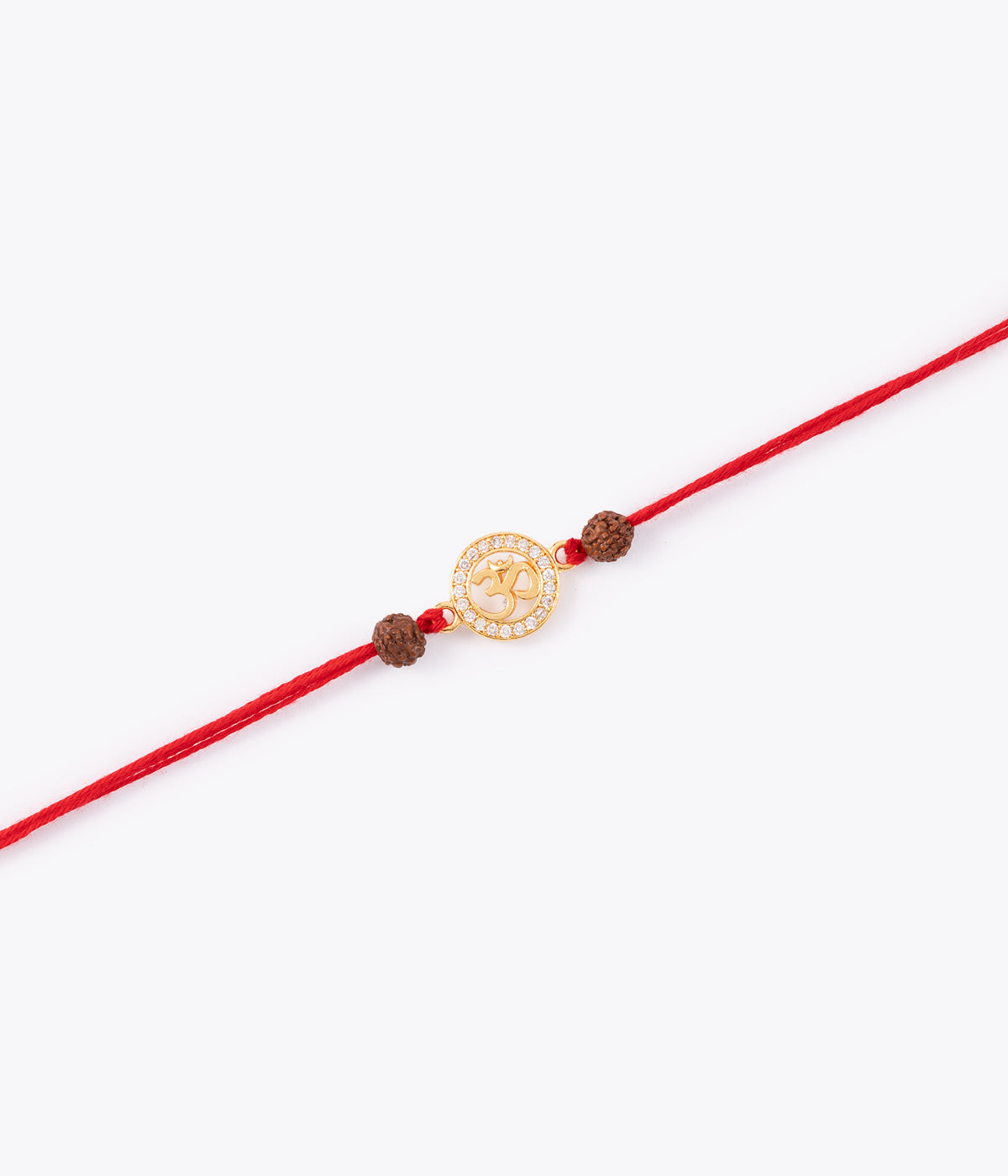 Om Sparkle Gold-Plated Rakhi