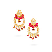 Varnika Kundan Chandbali Earrings