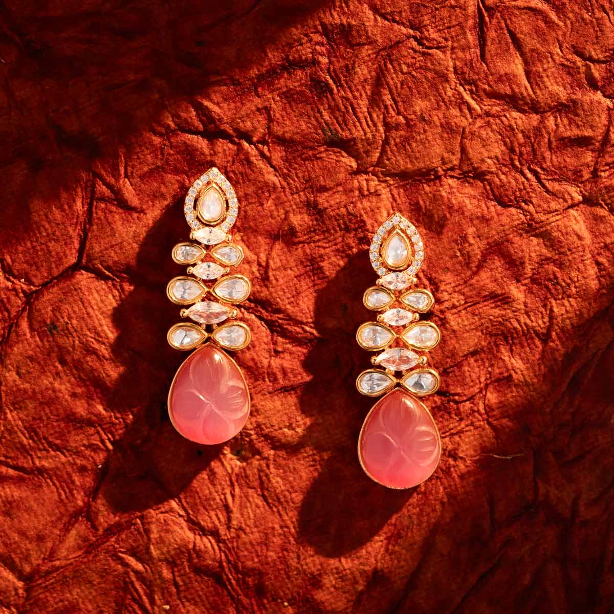 Aarini Kundan Drop Earrings