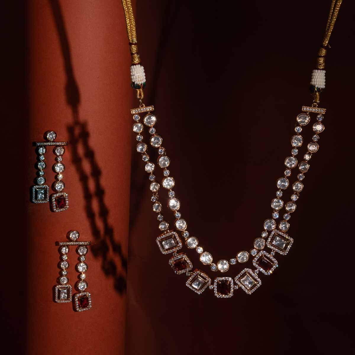 Nayantara Kundan Necklace Set