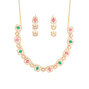Rangoli Kundan Necklace Set