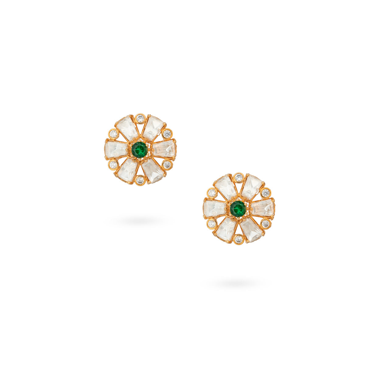 Emerald Bloom Studs