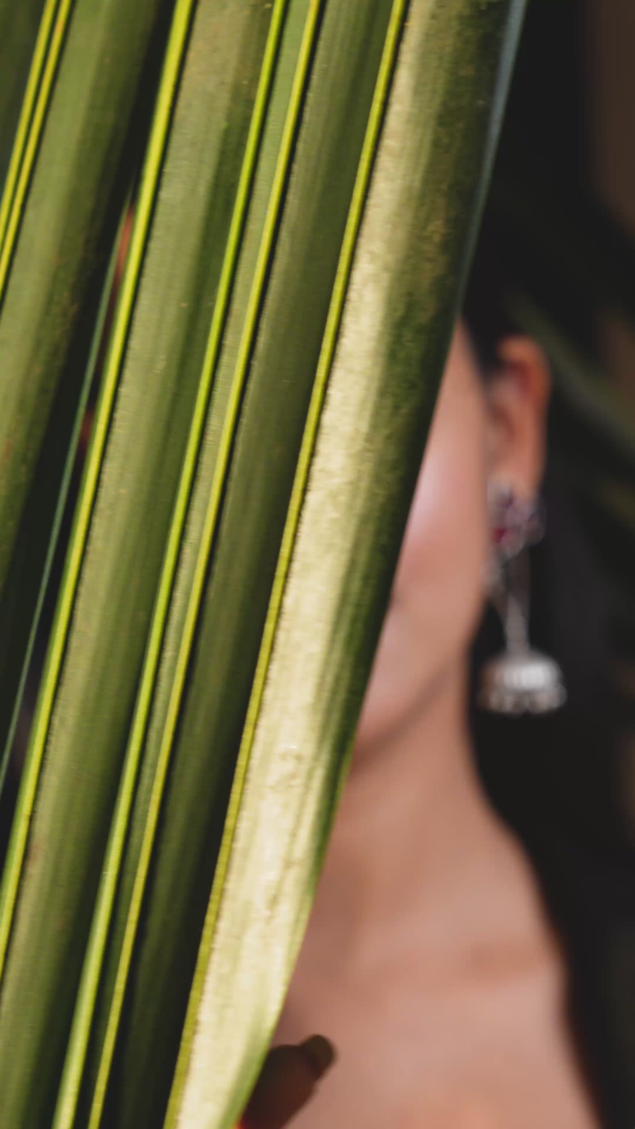 Load video: Red Lotus Jhumka