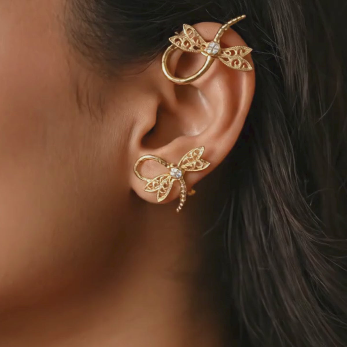 Load video: Chatur Ear Cuff