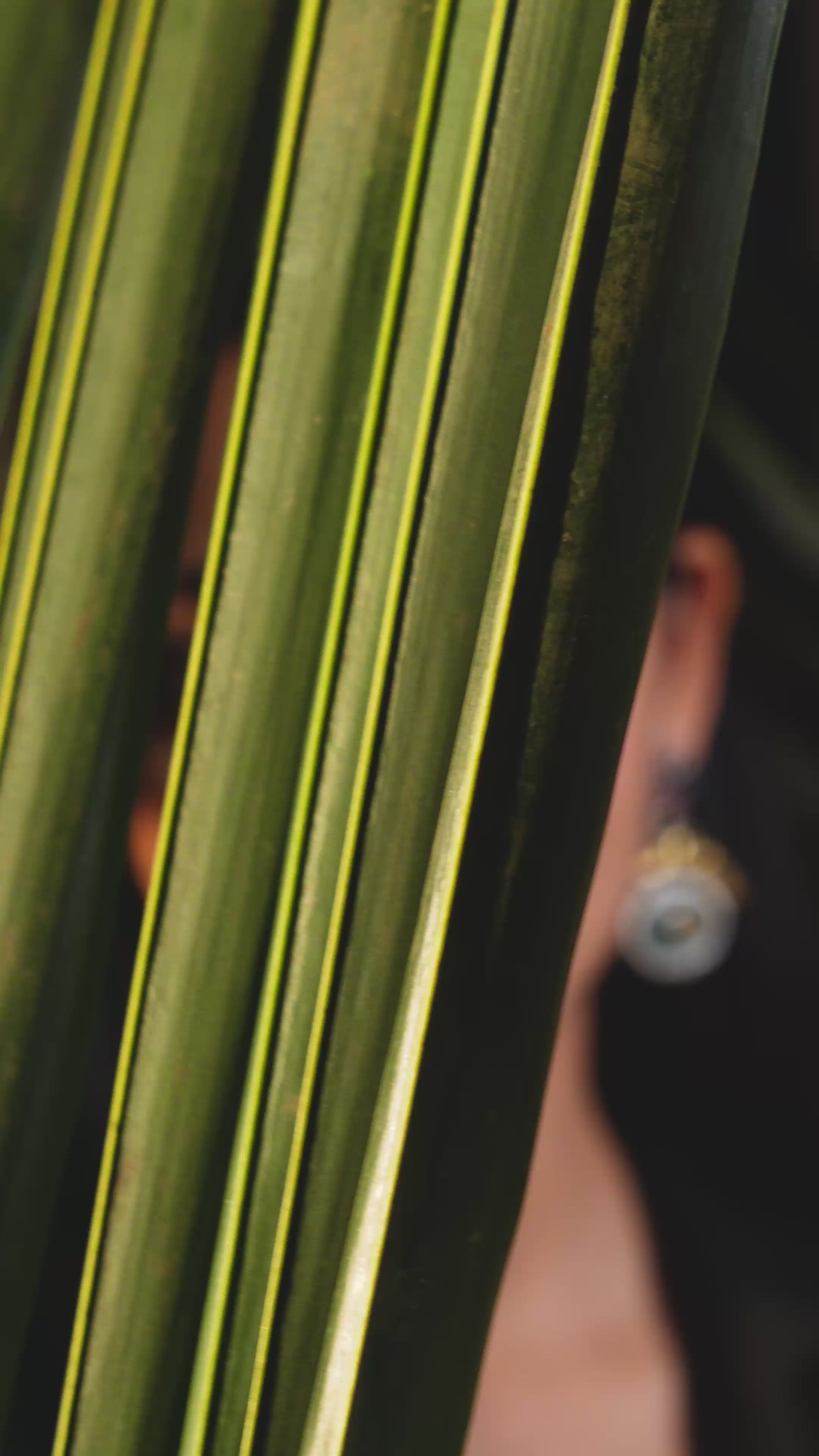 Load video: Gulzar Aqua Earrings