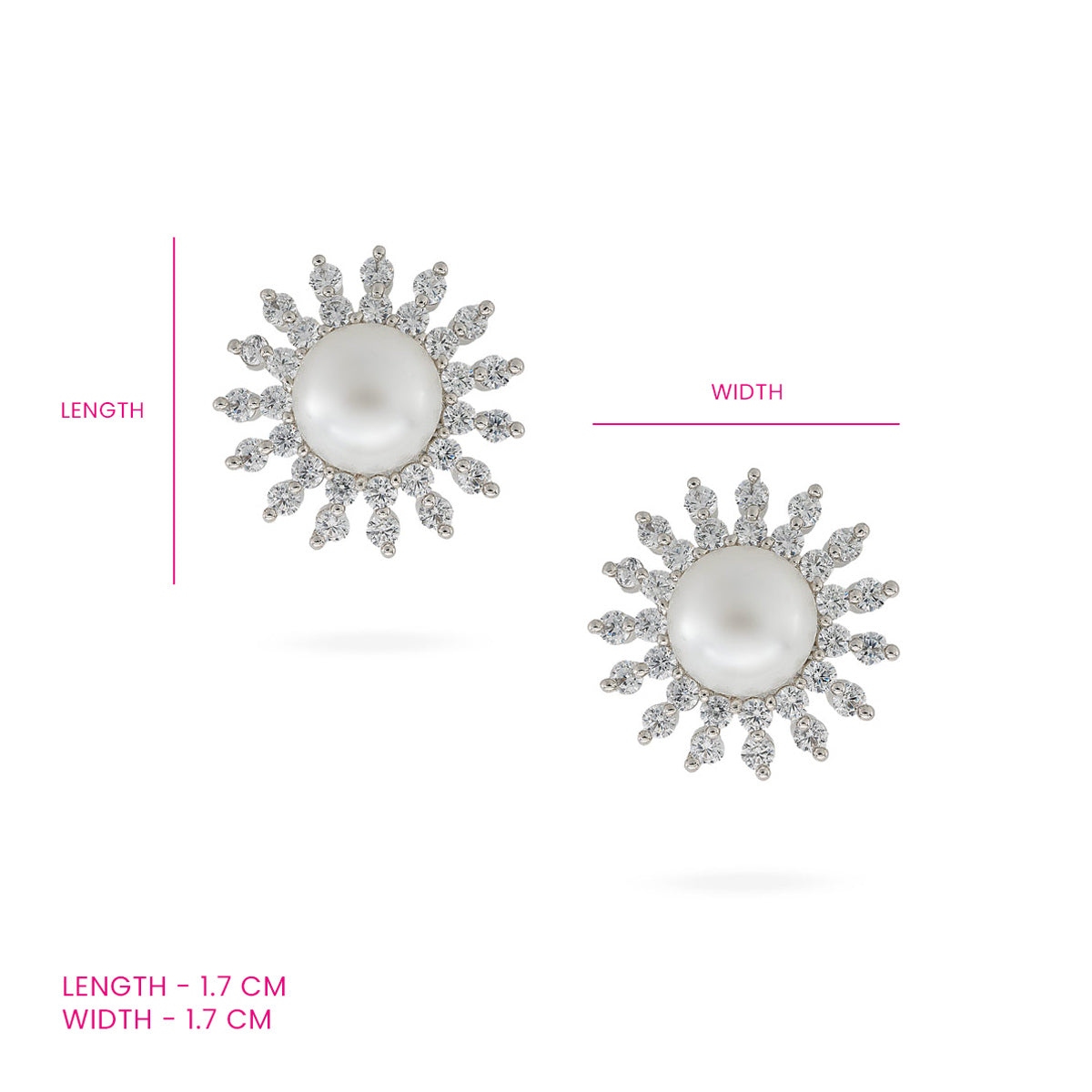 Sitara Pearl Blossom Studs